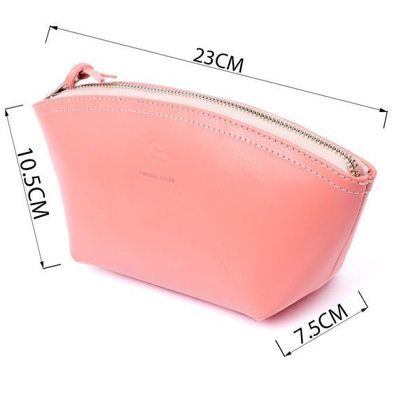 Женская косметичка из кожи Amelin GRANDE PELLE 11299 Пудровая 11299 фото