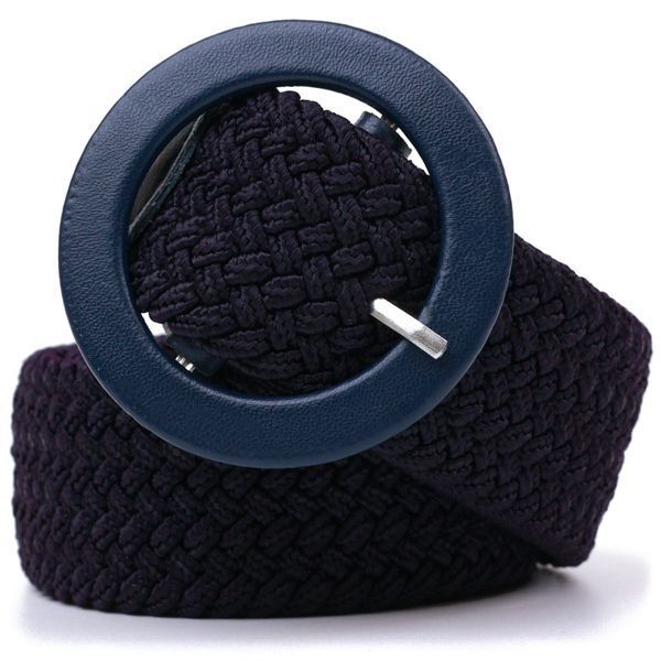 Гарний жіночий текстильний ремінь Vintage 20819 Синій 20819 фото