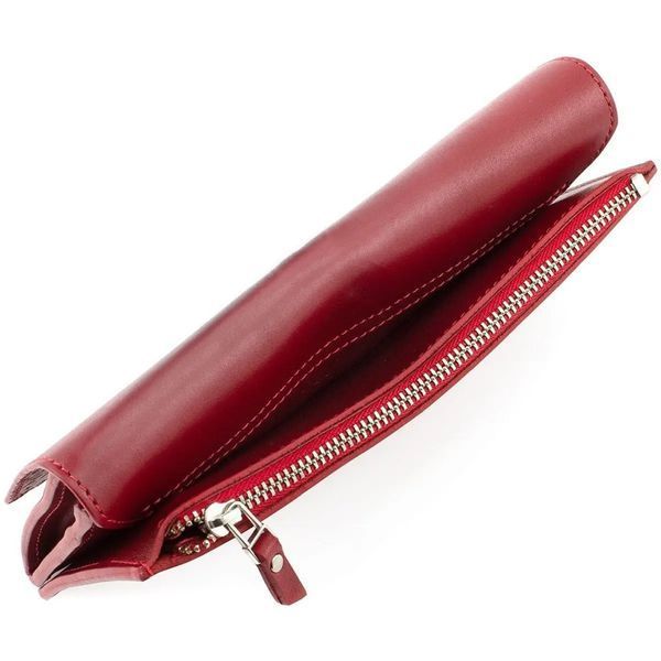 Портмоне женское кожаное Elegante красное Grande Pelle 514660 514660 фото