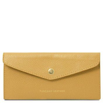 Жіноча шкіряна сумка-конверт Tuscany Leather TL142322 (Pastel yellow) 2322_1_137 фото