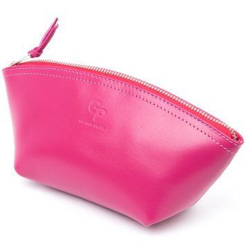 Женская косметичка из кожи Amelin GRANDE PELLE 11301 Фуксия 11301 фото