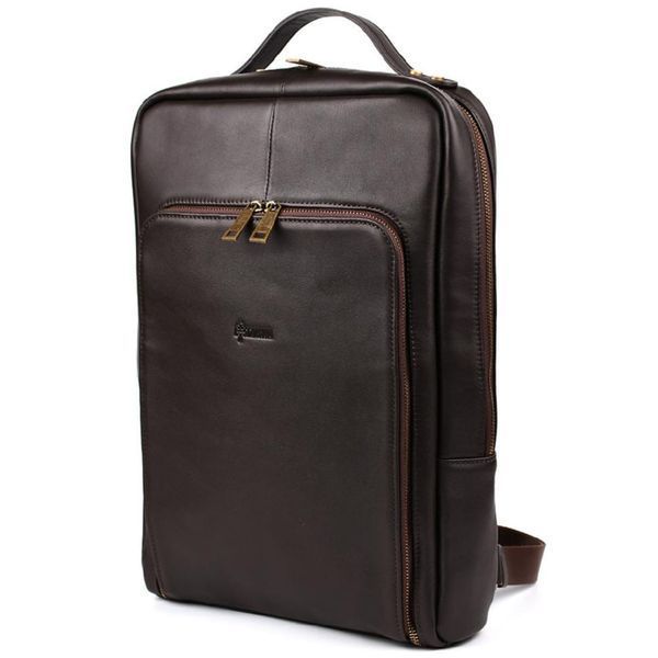Шкіряний рюкзак для ноутбука 15 дюймів GC-1240-4lx у коричневому кольорі GC-1240-4lx фото