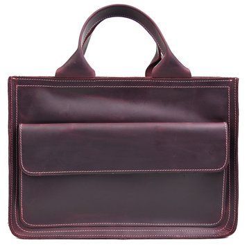 Сумка портфель шкіряна для документом ноутбука LIMARY lim-380RW бордо lim-380RW фото